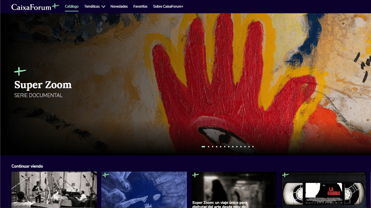 CaixaForum+ ofrece más de 564 horas de contenido gratuito y de calidad.