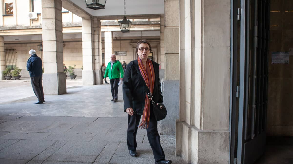 Carmen Martínez Aguayo, a su llegada a una de las vistas del 'caso ERE'.