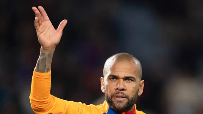 Dani Alves, en un partido en Australia con el Fútbol Club Barcelona. Dani Alves, en un partido en Australia con el Fútbol Club Barcelona.