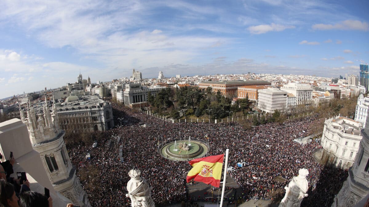 Manifestación en defensa de la sanidad pública en Madrid.