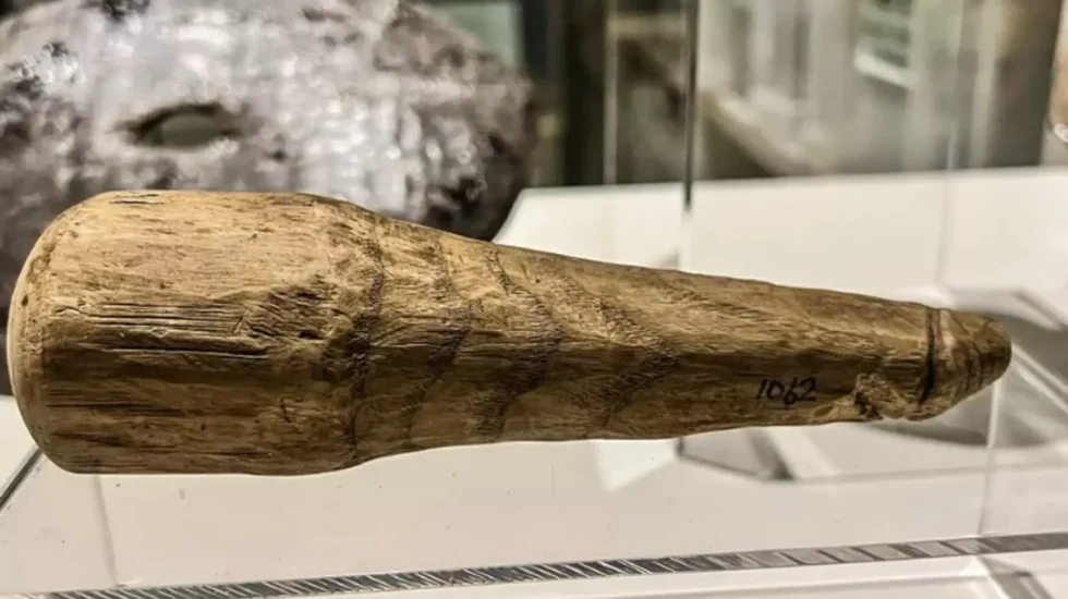 El consolador de madera descubierto en Vindolanda