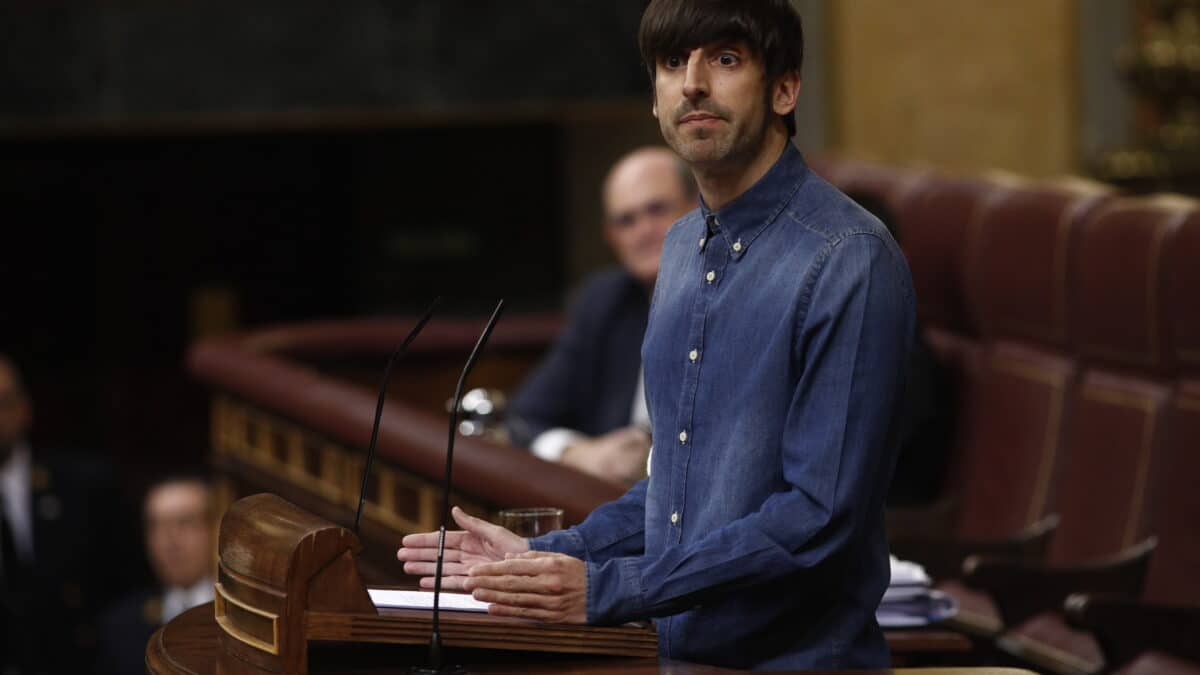 Eduardo Maura, durante una intervención en el Congreso en 2019.