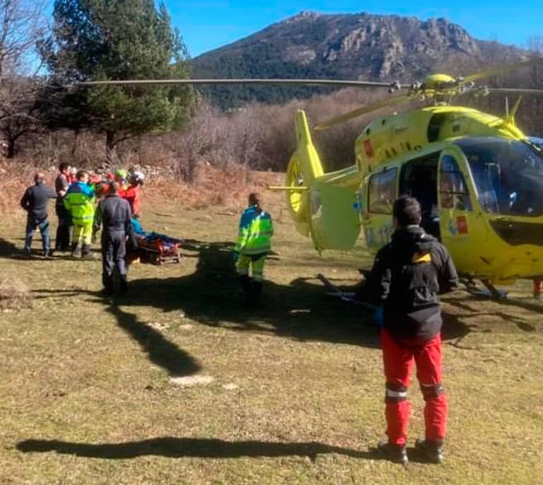 Herida grave una mujer de 60 años tras ser corneada por una vaca en Bustarviejo