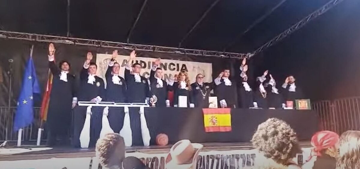 Audiencia Nacional, 'Cara al Sol' y apoyo a presos de ETA, el carnaval de la izquierda abertzale