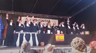 Audiencia Nacional, 'Cara al Sol' y apoyo a presos de ETA, el carnaval de la izquierda abertzale