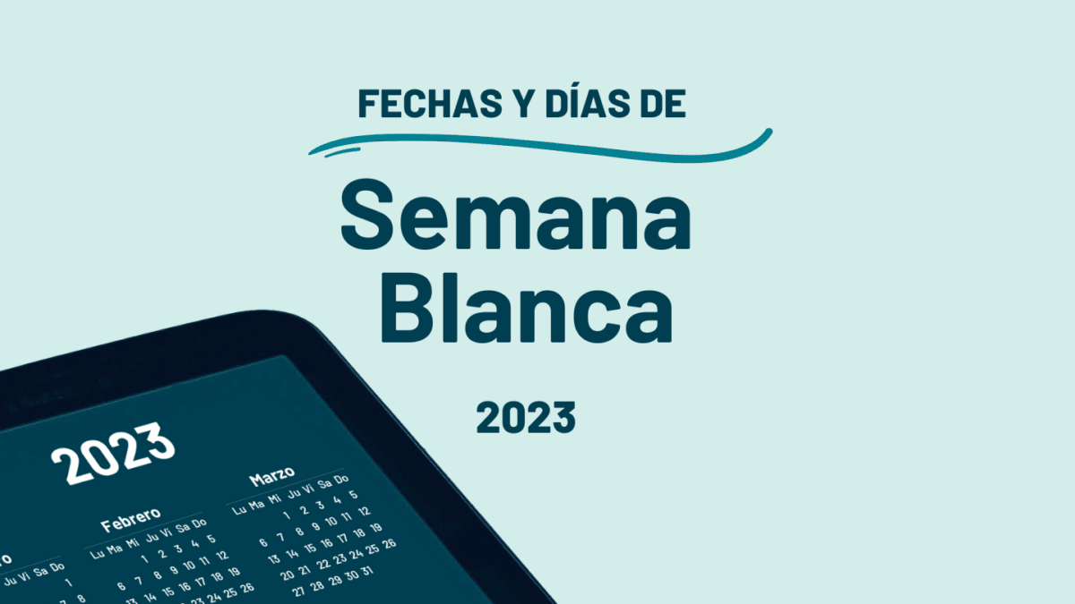 Fechas y días de la Semana Blanca 2023 según el calendario escolar