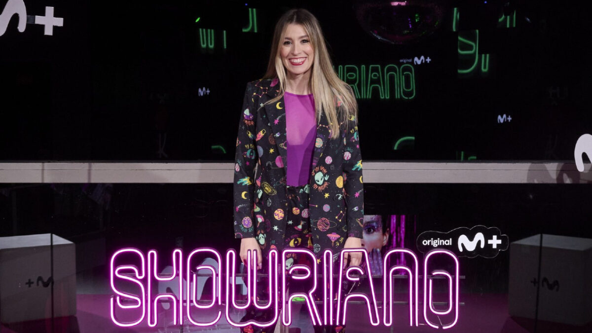 Eva Soriano, en la presentación de su nuevo programa: 'Showriano'.