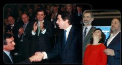 Guerra entre independentistas por las fotos con el Rey, Aznar o Soraya Sáenz de Santamaría