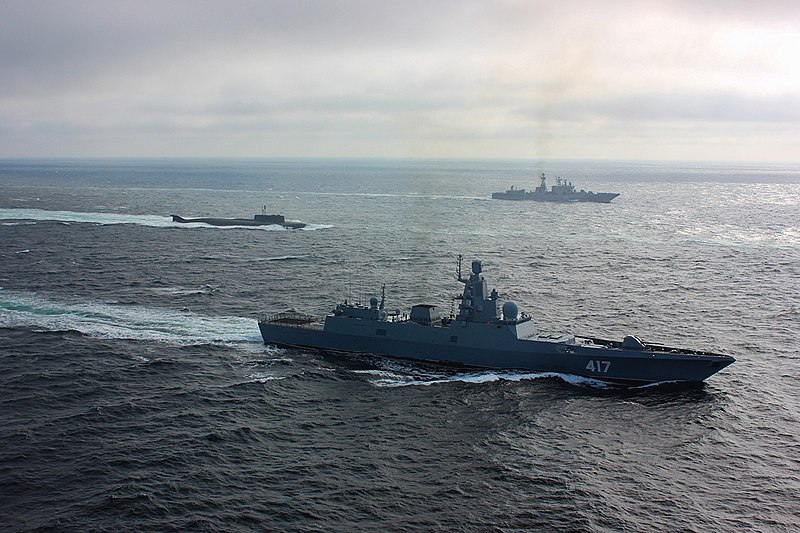 Una fragata de la 'Northern Fleet' rusa.