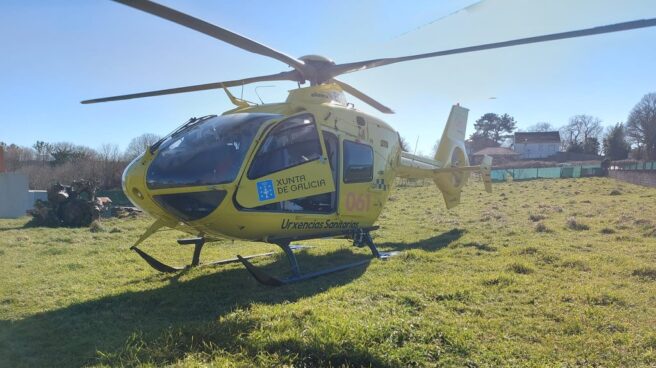 Helicóptero de los servicios de emergencia gallegos