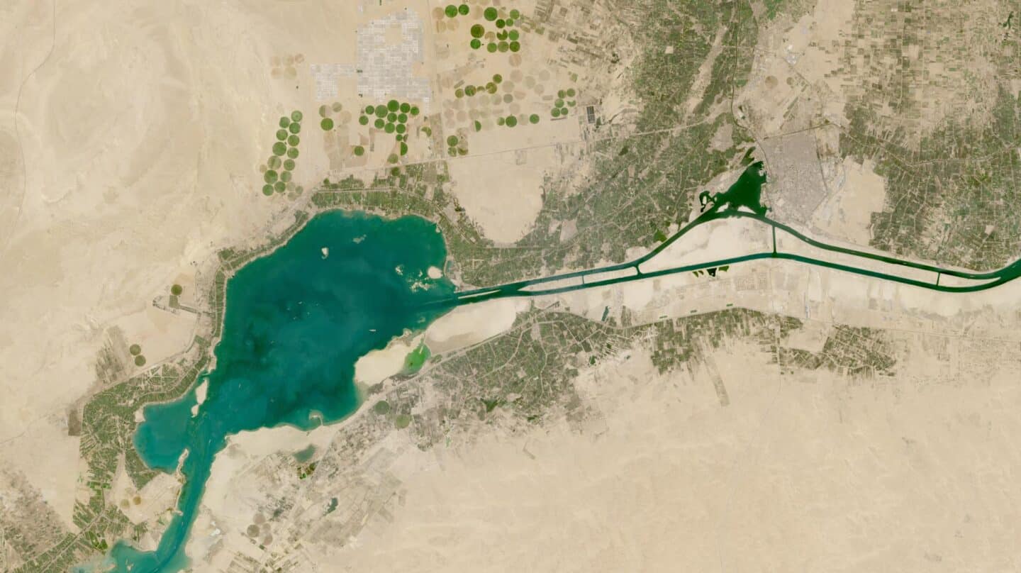 Imagen de satélite de la NASA.