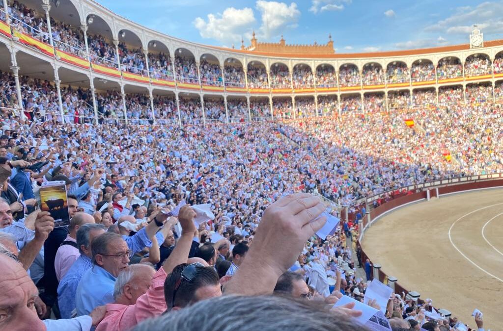 Plaza de toros de Las Ventas durante una corrida de San Isidro