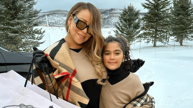 Mariah Carey con su hija Monroe