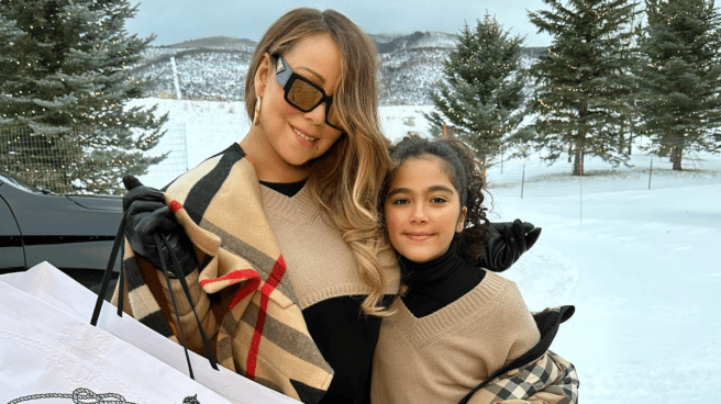 Mariah Carey con su hija Monroe Mariah Carey con su hija Monroe