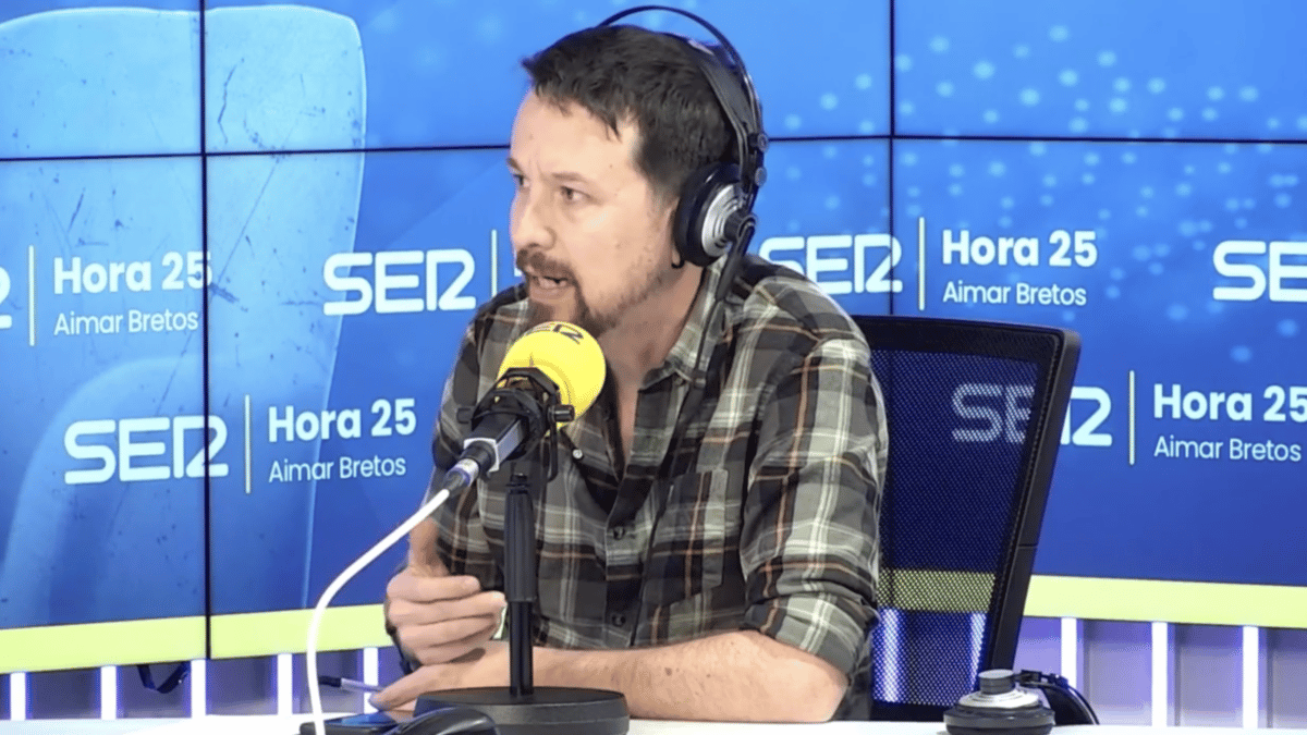 Pablo Iglesias en 'Hora 25'