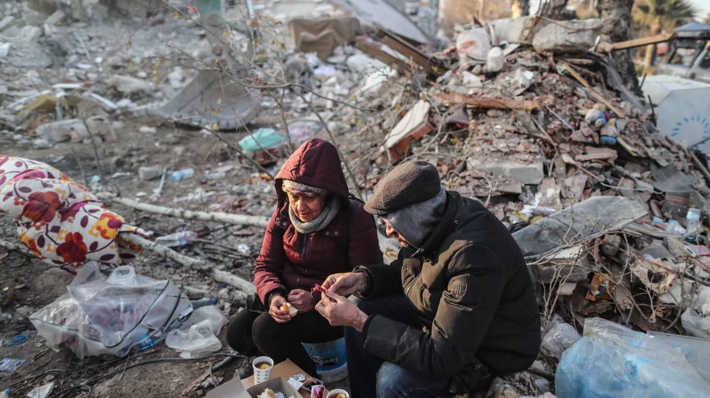 Destrucción por el terremoto en Turquía