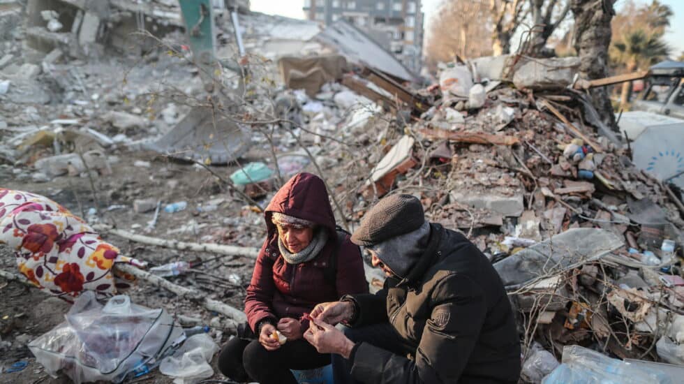 Destrucción por el terremoto en Turquía