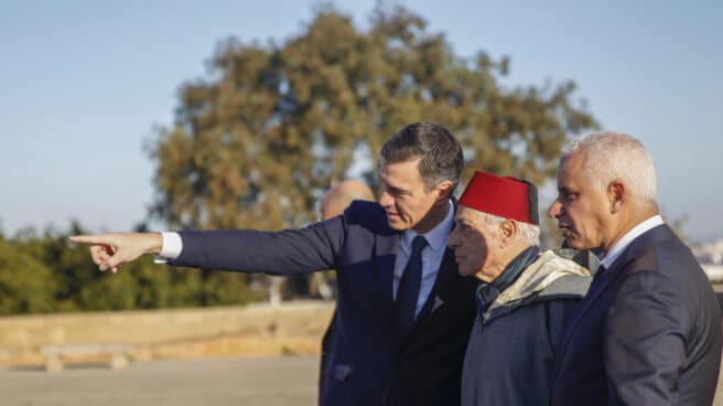 Pedro Sánchez, esta semana durante su visita a Marruecos.