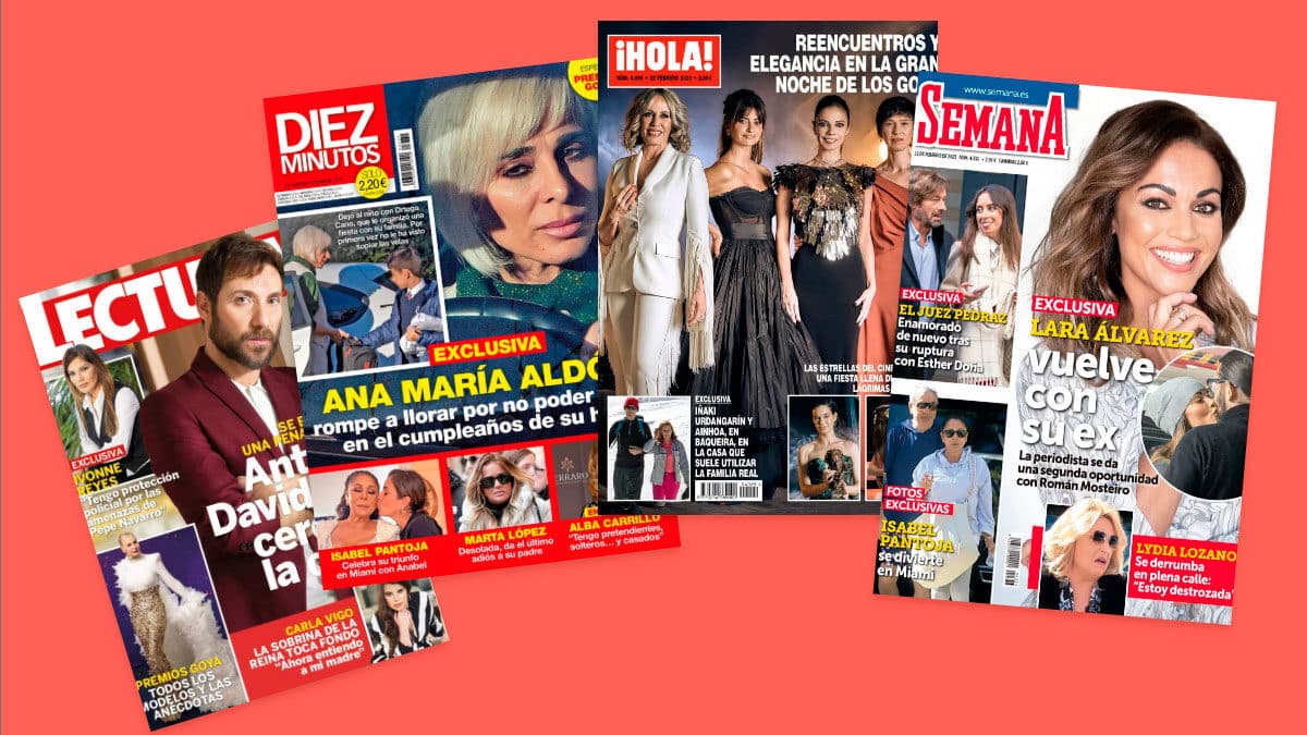 Repaso a las portadas de las revistas del corazón