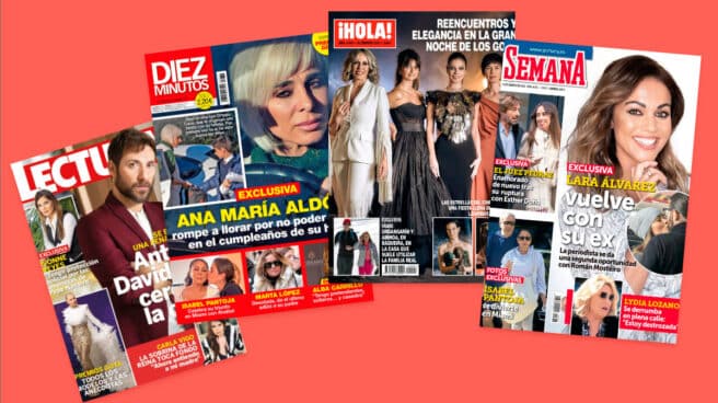 Estas son las portadas de los miércoles de las revistas del corazón