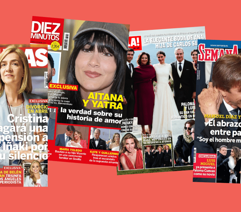 La infanta Cristina, Aitana y Yatra... ¿qué llevan las portadas del corazón esta semana?