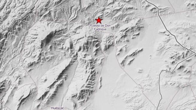 Epicentro del terremoto en Puebla de Don Fabrique (Granada)