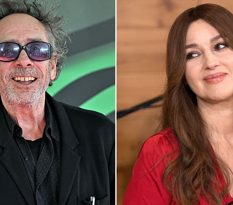 ¡Pareja sorpresa! Monica Bellucci y Tim Burton, pillados en un romántico paseo por París