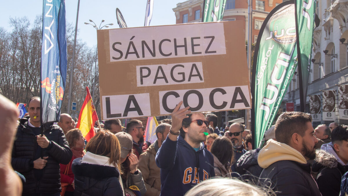 Manifestación contra la reforma de la Ley de Seguridad Ciudadana.