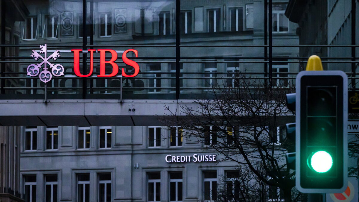 UBS y Credit Suisse, en Zúrich (Suiza).