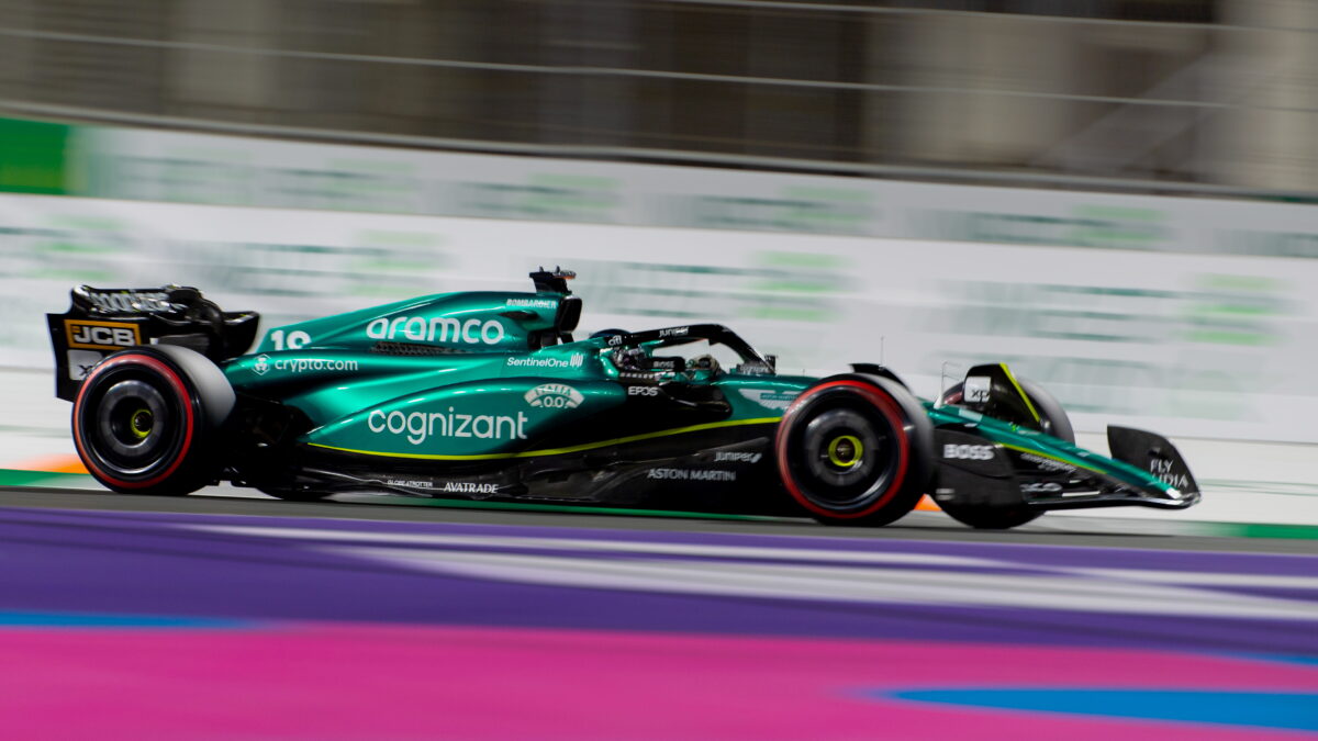 Fernando Alonso durante el GP de Arabia Saudí