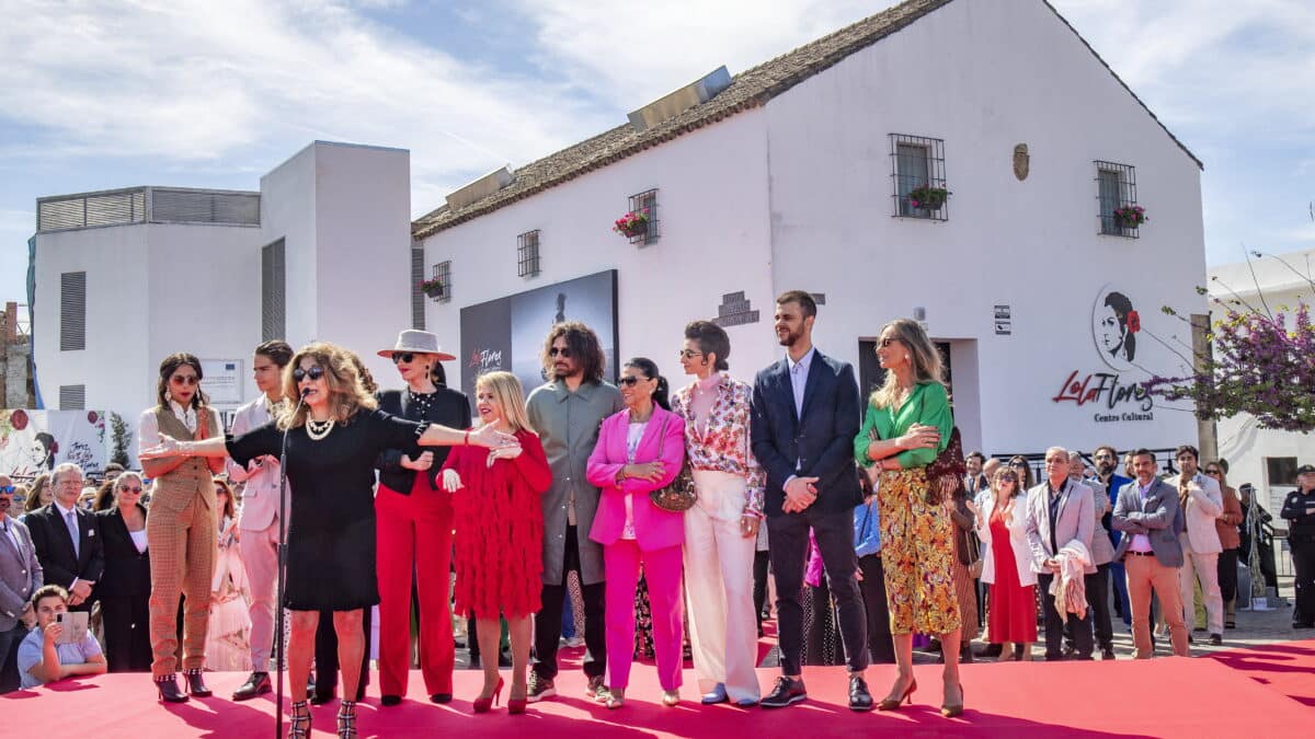Inauguración del Centro Cultural Lola Flores en Jerez de la Frontera.