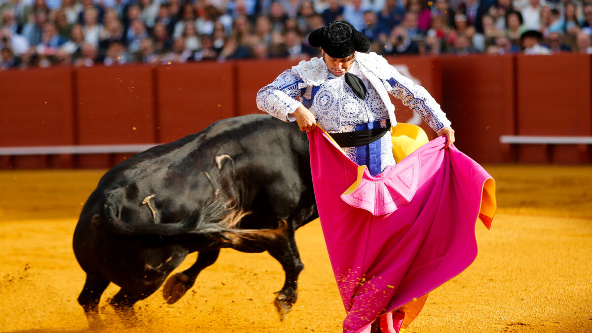 Chicuelina de Morante de la Puebla en la Maestranza de Sevilla.