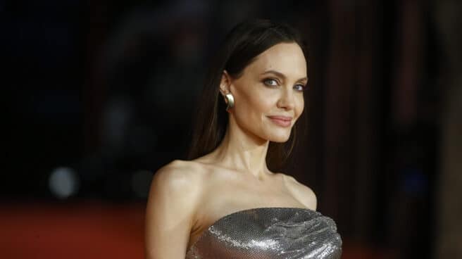 Angelina Jolie pictured at the 2021 Rome International Film Festival