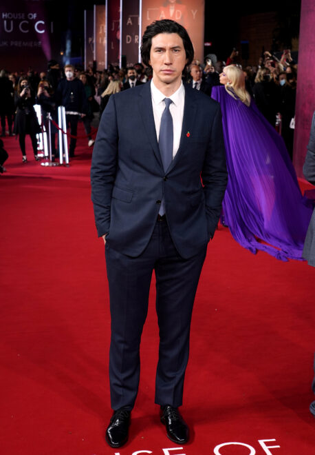 Adam Driver at the premiere of House of Gucci