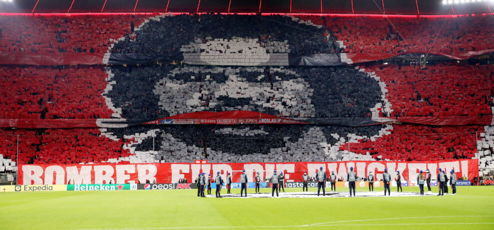 Homenaje a Gerd Müller en abril 12, 2022 en el Allianz Arena de Múnich.