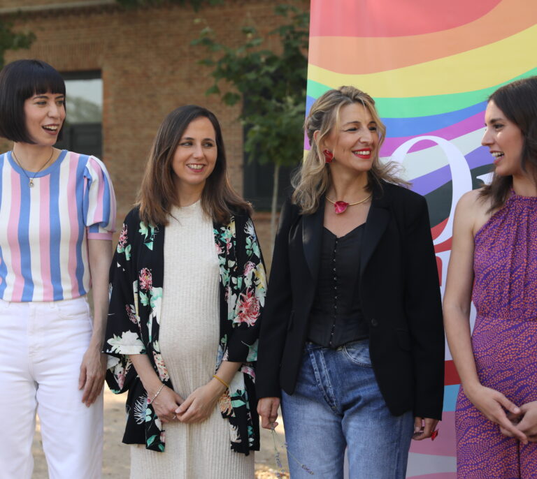 Podemos propone que las ministras lideren el debate contra la moción de censura de Vox