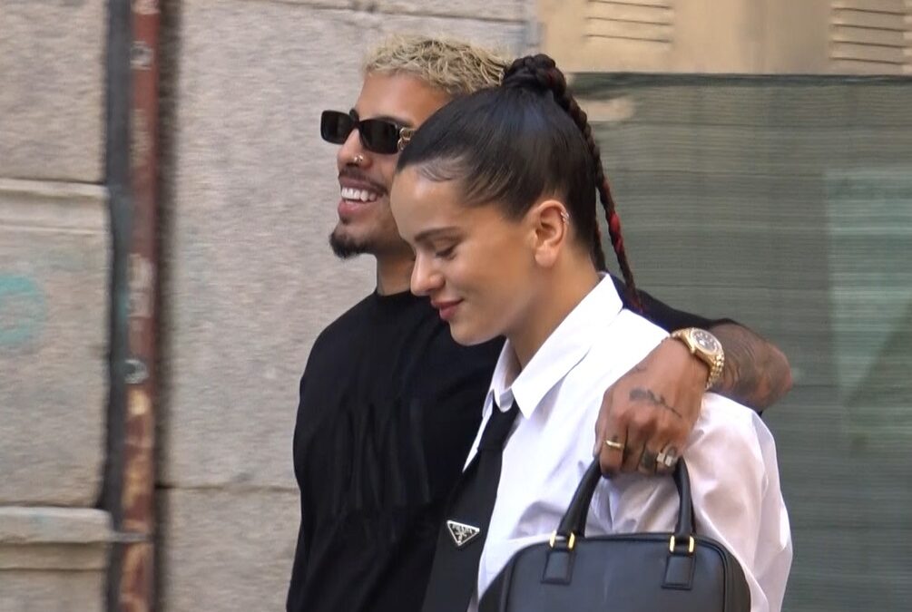 Rosalía y Rauw Alejandro en un paseo por Madrid