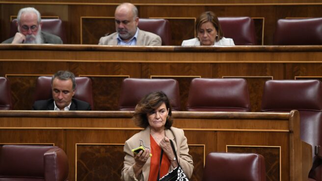 El Congreso debate si hay que bajar a los 16 años la edad de voto La ex vicepresidenta del Gobierno Carmen Calvo.