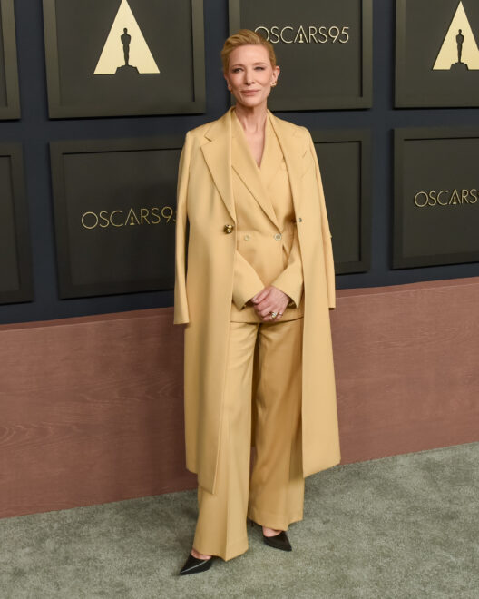 Cate Blanchett en el evento de nominados de los Oscars 2023