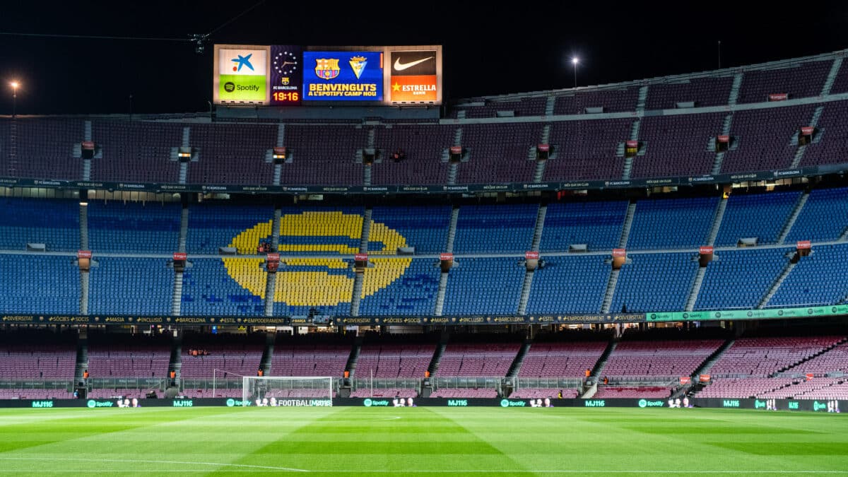 Vista general del Camp Nou.