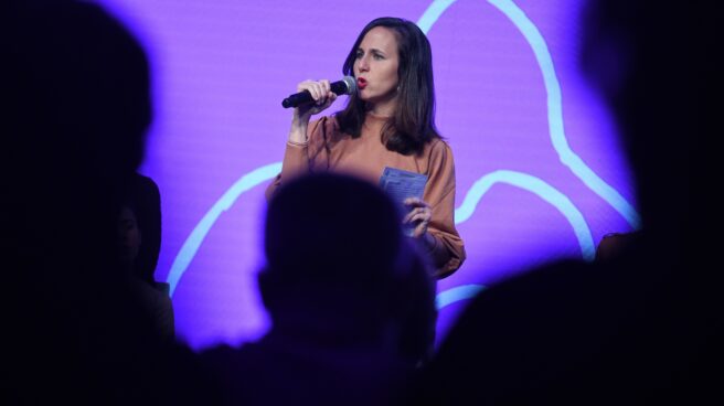 Ione Belarra critica de nuevo a una empresa, esta vez a Ferrovial La ministra de Derechos Sociales y Agenda 2030, Ione Belarra, interviene en el encuentro feminista 'La fuerza que transforma'
