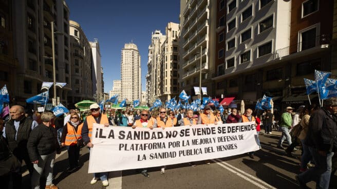 Manifestación en defensa de la Sanidad Pública en Madrid