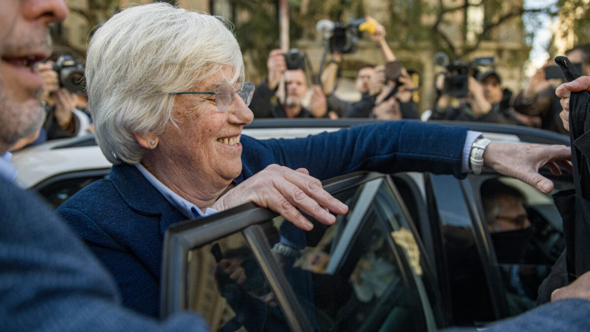 Detención de Clara Ponsatí en Barcelona.