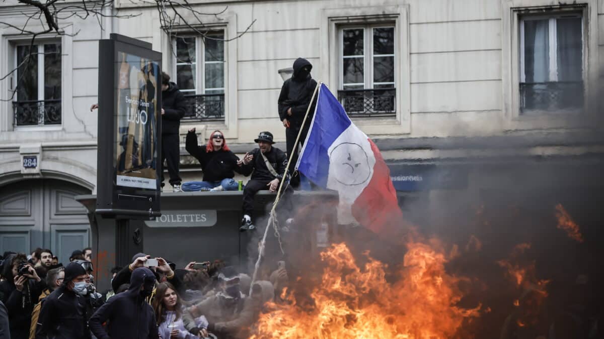 Protesta en París