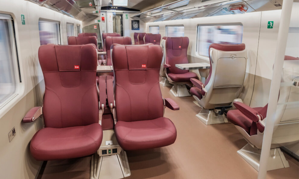 Interior trenes iryo