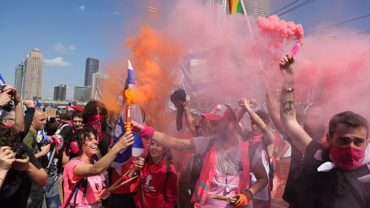 Manifestación en Tel Aviv