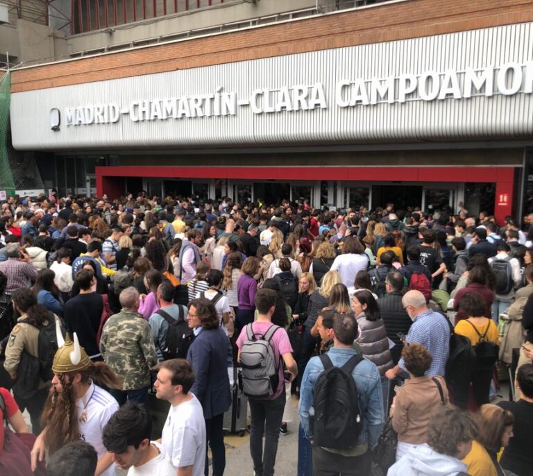 Reestablecida la circulación de las líneas de AVE tras el caos en la estación de Chamartín