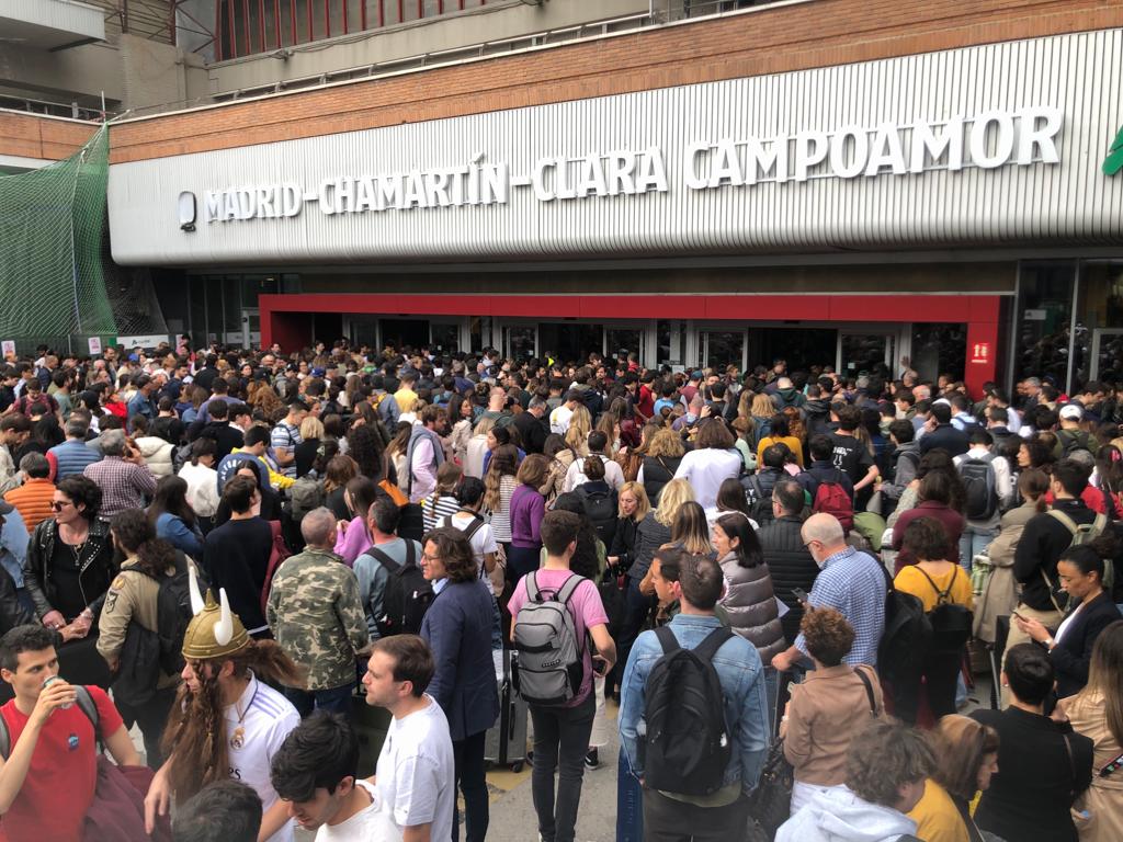 Reestablecida la circulación de las líneas de AVE tras el caos en la estación de Chamartín