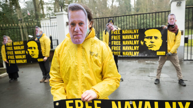 Amnistía Internacional reclama la liberación de Navalni Protesta por la liberación del opositor ruso Navalni