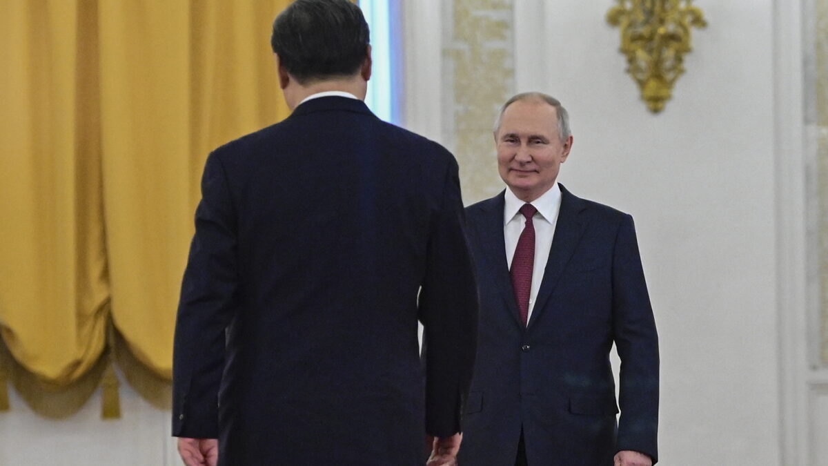 Putin y Xi Jinping en el Kremlin
